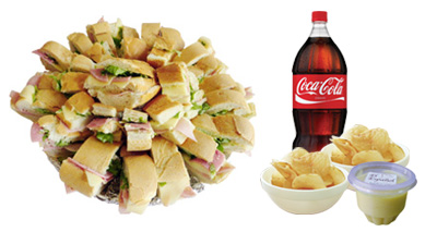 (Incluye 15 Mini Sanduches + 2 Papas Chips+ 1 Cola Familiar + 1 Mousse Maracuya)
Mini sanduches incluidos son: Javierino, Mexicano, BBQ, Ligth, Tradicional.